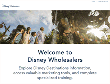 Tablet Screenshot of disneywholesalers.com
